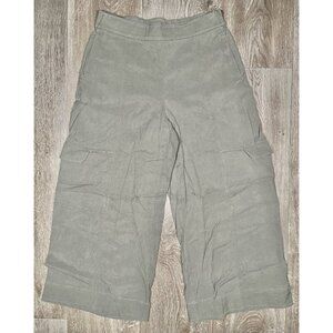 Lululemon Metropolis Maven Green Crop Cargo Wide Leg Pants - Women Size 6